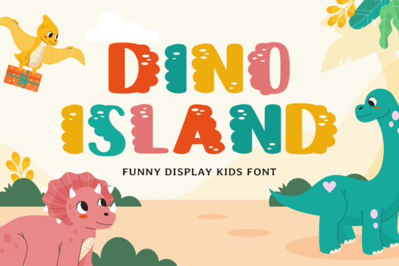 Dino Island: The Display Font That Brings Wild Energy to Your Projects