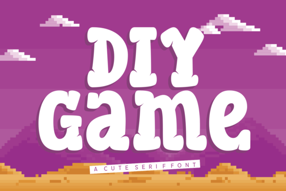 Diy Game: A Chubby Slab Serif for Bold, Playful Designs