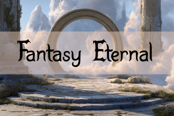 Fantasy Eternal: Crafting Worlds with a Single Typeface
