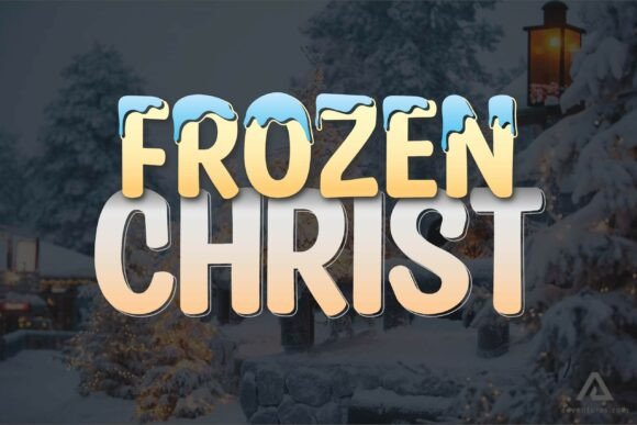 Frozen Christ: A Gothic Display Typeface for Bold Visuals