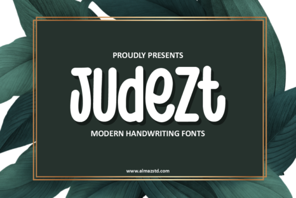 Judezt: A Handcrafted Font for Authentic Design