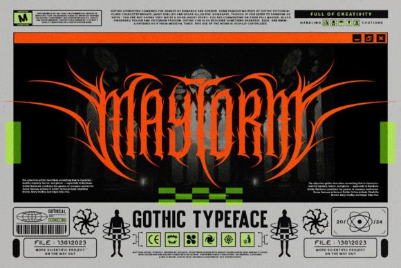 Maytron: Capturing the Ferocity of Metal Brutalism in Type