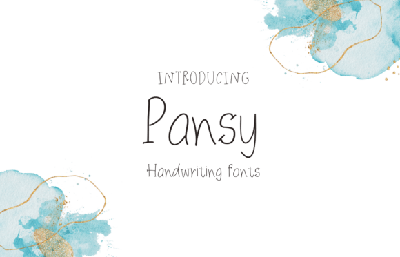 Pansy: The Sweet, Handwritten Font That Brings Joy to Your Designs