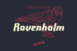 Ravenholm Slant: Gothic Flair for Modern Projects