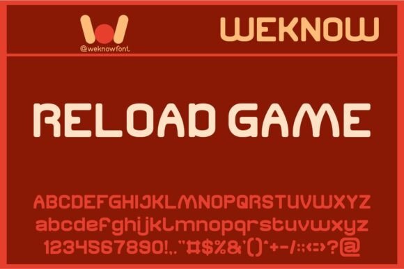 Reload Game: A Typeface That Feels Like a High-Score Moment