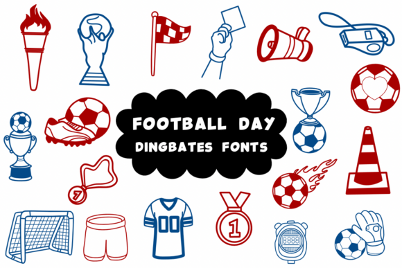 Score Big on Design: The Football Day Typeface for Game Day Graphics